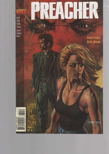Preacher 34    Garth Ennis Steve Dillon  Amc Tv Series/ Vertigo Comics