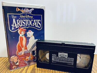The Aristocats (VHS 1996) Walt Disney Masterpiece *TESTED* B-day 3/12/96