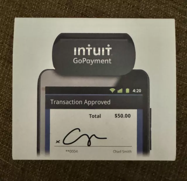Intuit Gopayment Mobile Payment Credit Card Swiper Credit Reader - NEW