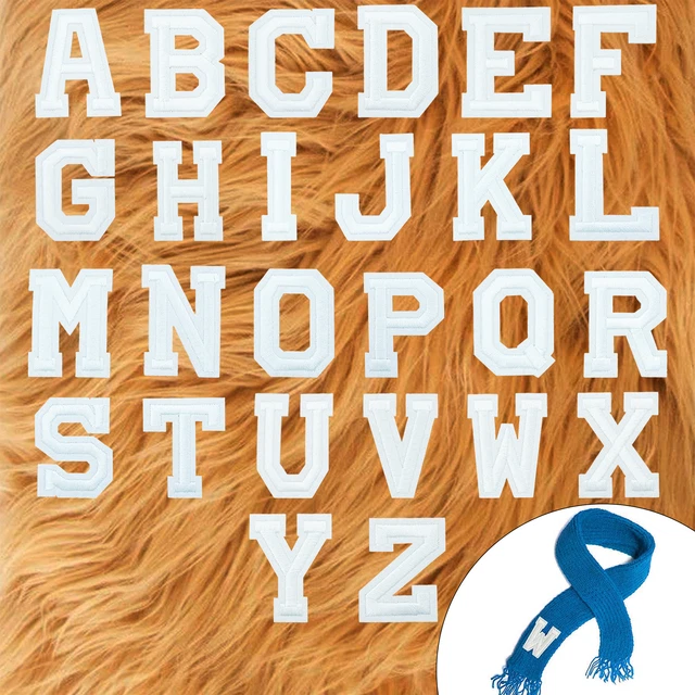 Personalzed 26 Colorful Alphabet Letter Sew Ron On - Etsy