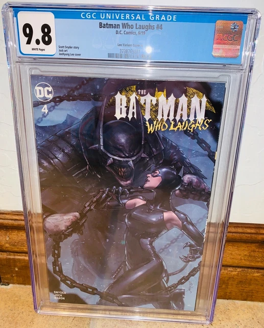 Batman Who Laughs #4 CGC 9.8 JeeHyung Lee Trade Variant DC Comics Catwoman
