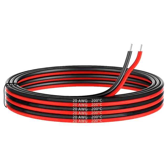 KINGDUO 15m 16AWG Soft Silicone Cavo per Cavo Flessibile stagnato ad Alta Temperatura Rame stagnato-Nero
