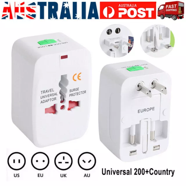 International Universal Country Travel Power Adapter Convertor Plug US/UK/AU/EU