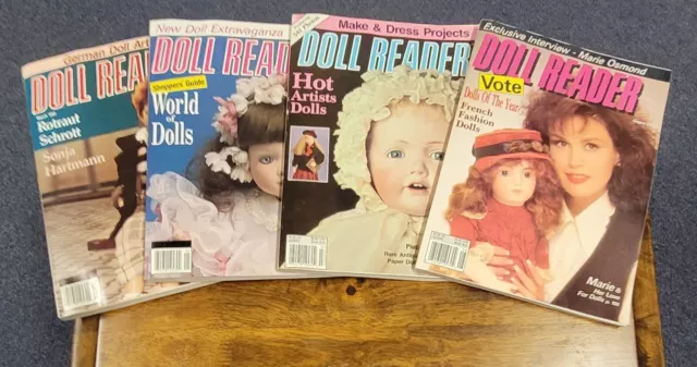 Doll Reader Magazines x 4 in mint condition