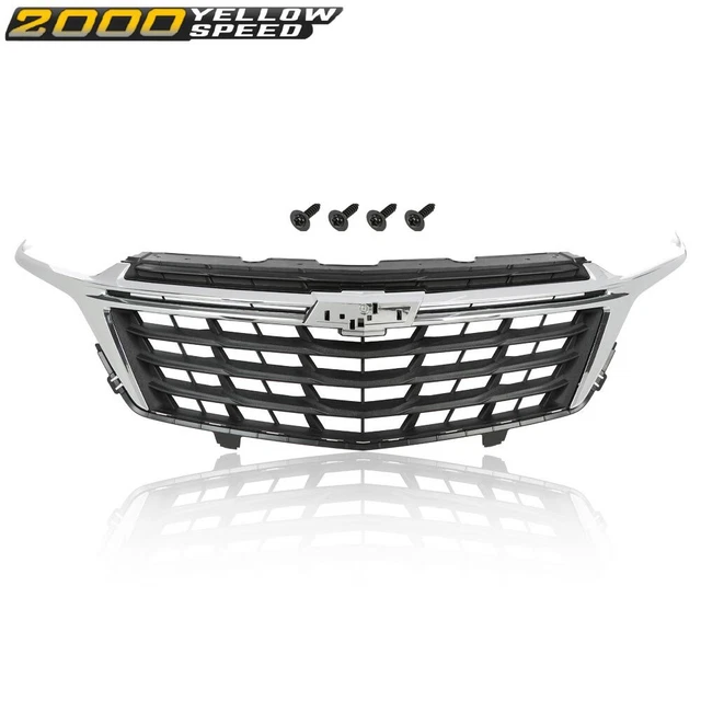 FIT FOR 2022 2023 Chevrolet Equinox Front Bumper Upper Grille W/Chrome