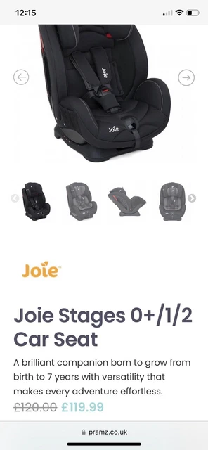 Joie Every Stage Car Seat Group 0+/1/2/3