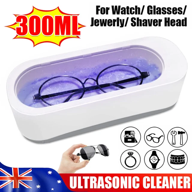 ULTRASONIC CLEANER SONIC Wave Tank Glasses Watch Jewelry Cleaning