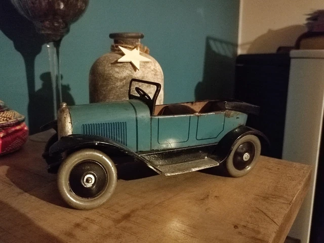 JOUET ANCIEN MÉCANIQUE en tôle - JOUSTRA – EUR 13,00