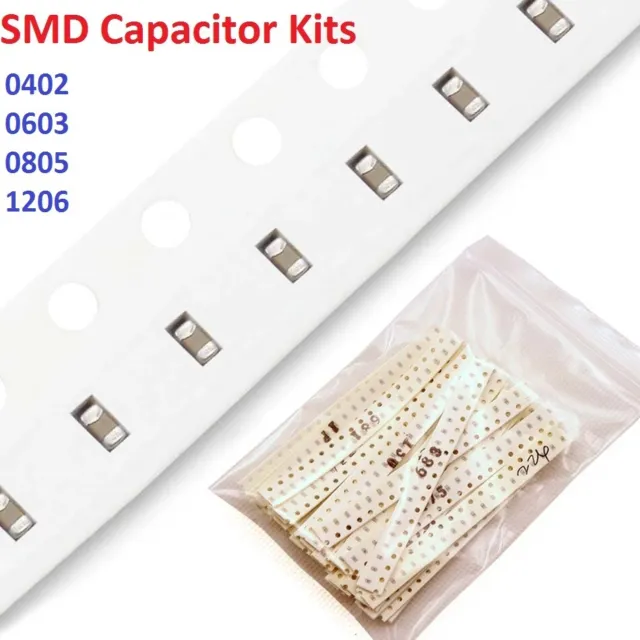 0402 0603 0805 1206 SMD/SMT Capacitors Kits Component Assortment Kits