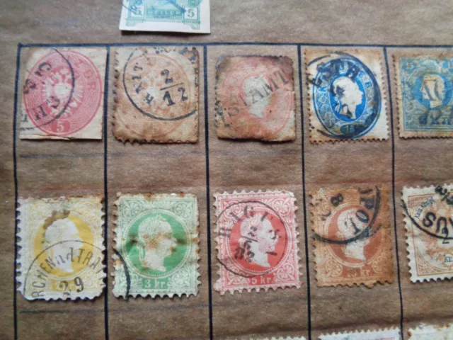 Altes Briefmarken Lot von Österreich