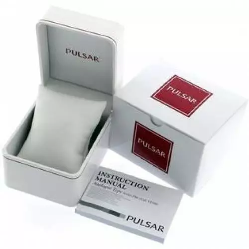 NEW PULSAR Unisex PH7233 Analog Japanese-Quartz Silver Watch MSRP $135 2