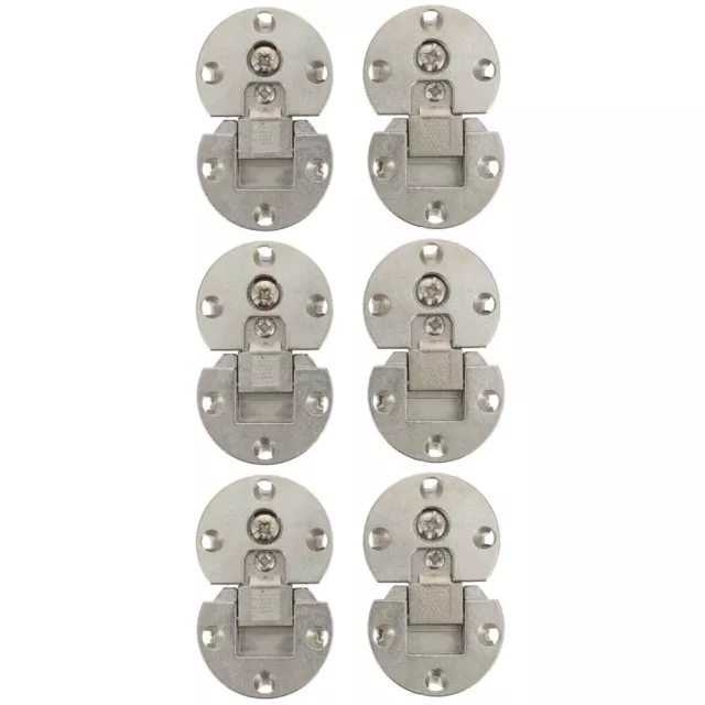 6 Pcs Desktop-Regale Klapphalterung Klappscharnier Einstellbar