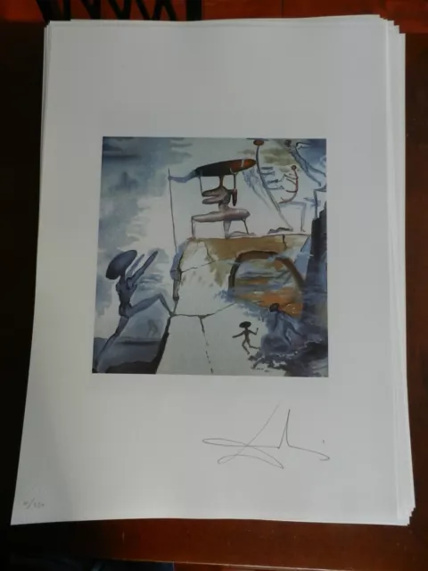 litografia de Salvador Dali edizione DALART GALA - sello nuevo - cm 50x70