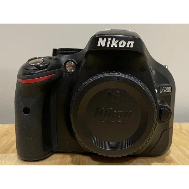 Nikon D D5200 24.1MP Digital SLR Camera - Black(Body Only)From Japan Excellent++