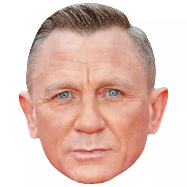 Daniel Craig (Stare) Big Head. Masque plus grand que nature.