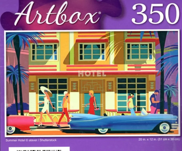 Summer Hotel - 350 Pieces Jigsaw Puzzle