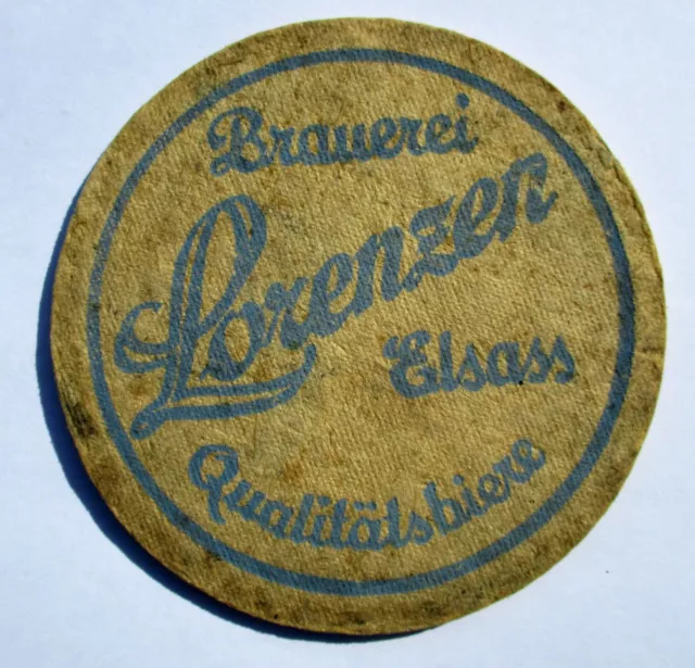 Rare SOUS-BOCK Bière ALSACE Brauerei LORENZEN Elsass