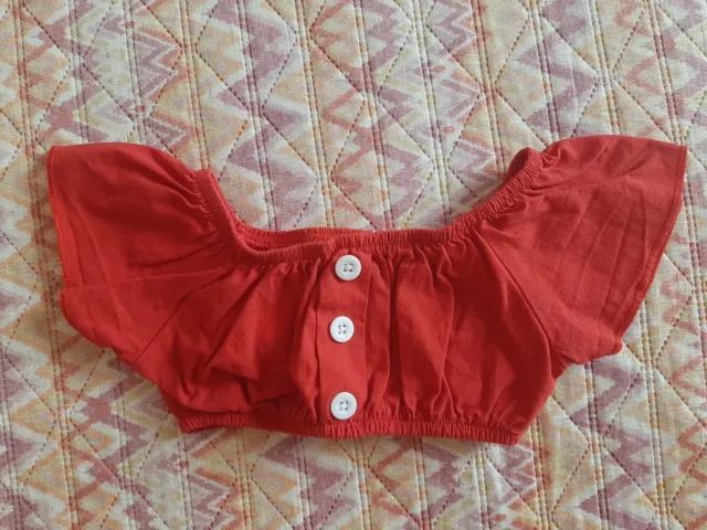 Set Top Rosso+ Pantalone Bambina 2