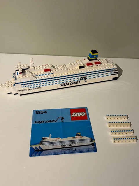 LEGO SILJA LINE Ferry Set (1554) Vintage, Extremely Rare