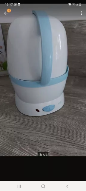 Nuk vapo 2in1 Dampfsterilisator / Vaporisator f 5 Flaschen & Sauger & Dampfgarer