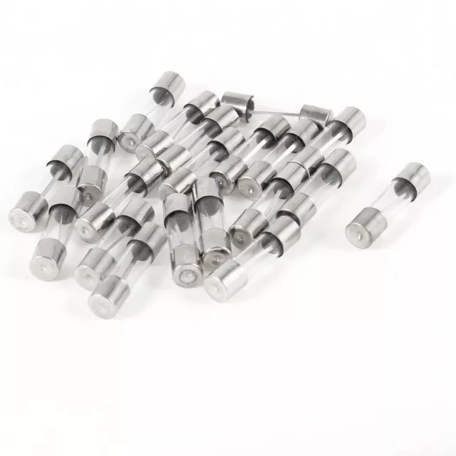 Lot de 20 Blow rapide Tube en verre fusible 20 A 250 V 5 mm x 20 mm