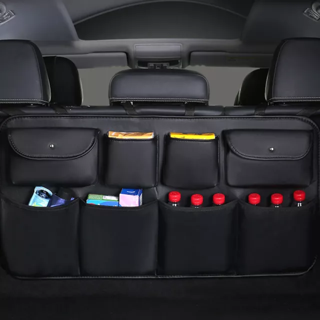 ORGANIZER BAGAGLIAIO AUTO pelle pu accessori interni auto borsa  portaoggetti sedile posteriore EUR 48,69 - PicClick IT