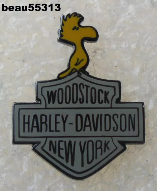 ⭐H-D Of Woodstock New York Harley Davidson Dealer Vest Jacket Pin