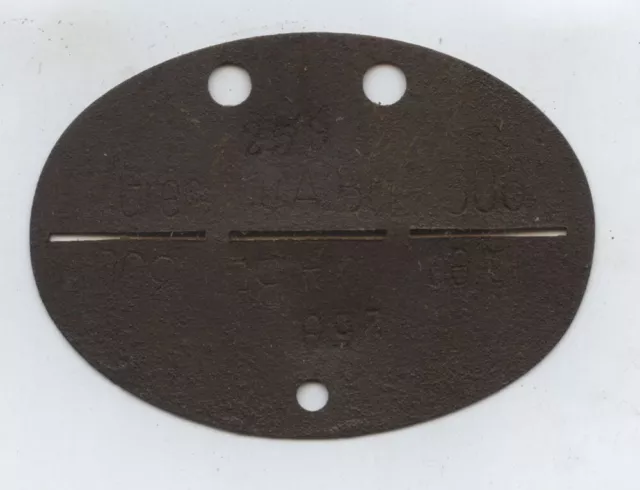 R330 Wehrmacht dog tag original Erkennungsmarke Grenadier EuA Batl. 306