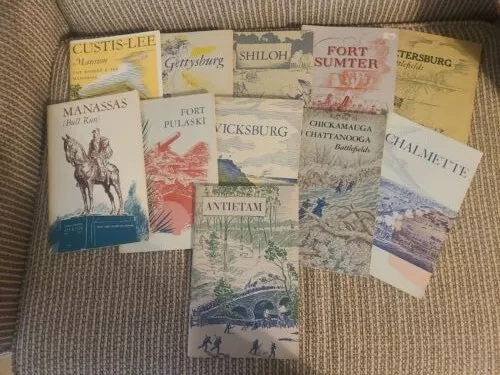 National Park Service Historical Handbooks - lot of 11 - in excellent condition