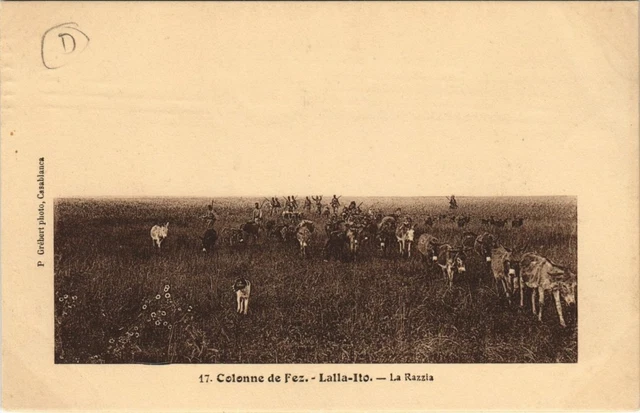 CPA AK Colonne de FEZ - LALLA-ITO. La Razzia MAROC (669544)