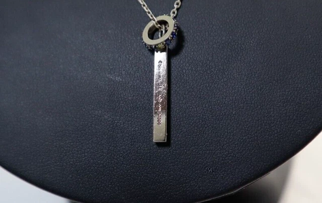 Evangelion 2.0 x The Kiss Necklace Silver Plated Japan Anime Unit Necklace