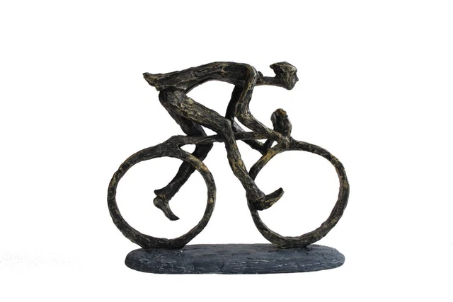 COUREUR CYCLISTE EN plomb, Vélo,Maillot à pois,Tour de France,Figurine EUR 3,86 - FR