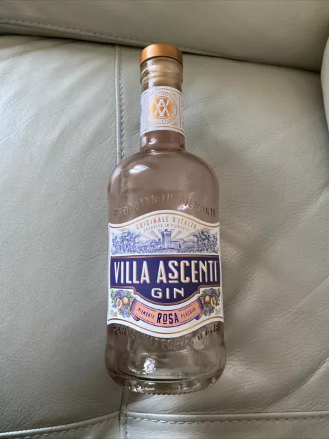 Villa Ascenti Rosa Empty Gin Bottle/ 70cl/ Wedding Craft/ Upcycling/ Art Decor