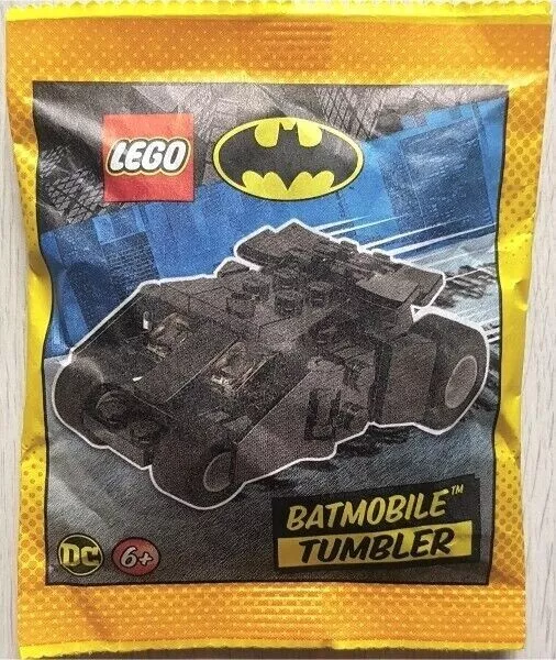 Polybag Figurine Minifigure  Lego Dc Comics Batman Foil 212328 Batmobile Tumbler