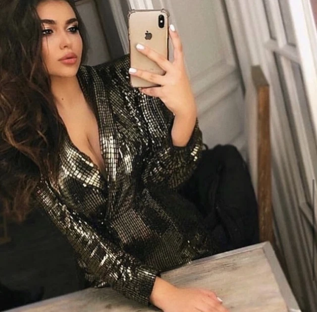 Zara blazer dress best sale gold