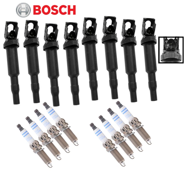 thumbnail image 2 of Bosch 6-Piece Direct Ignition Coil Set With Boots & Clips For BMW (00124) 2 of 5