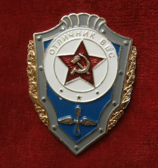 Soviet russian sign "High achiever of the Air Force"