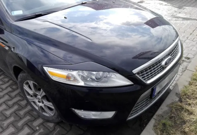 Eyebrows FORD MONDEO Mk4 Eyebrows ögonlock ABS headlight spoiler lid eyelids rs