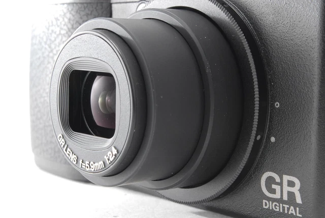[MINT w/Case] Ricoh GR Digital 8.1MP Black Compact Digital Camera From JAPAN 3