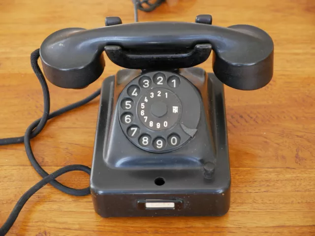 Historisches Telefon W38, Bakalit, Post