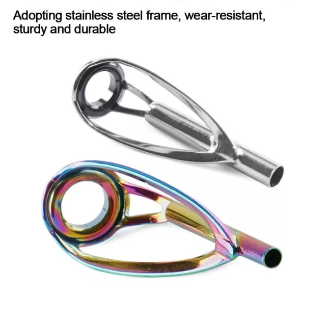 STEEL TACKLE BOX Accessories Fishing Rod Guide Tip Repair Kit Eye