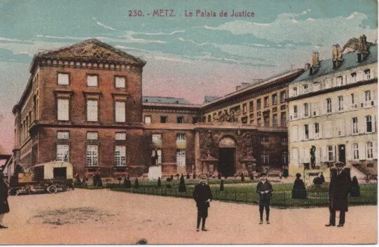 CPA - METZ - The Palace of Justice