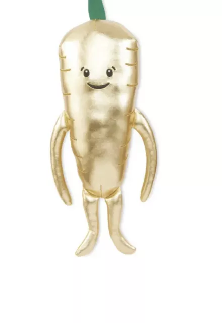 Aldi Kevin The Carrot Gold Plush Christmas Toy Collectible 2023