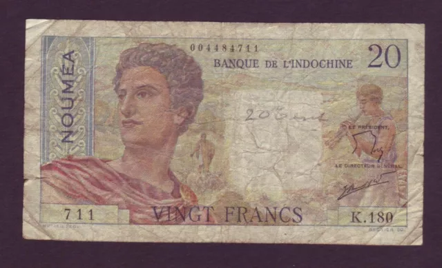 New Caledonia Noumea 20 Francs (SC12/B39)