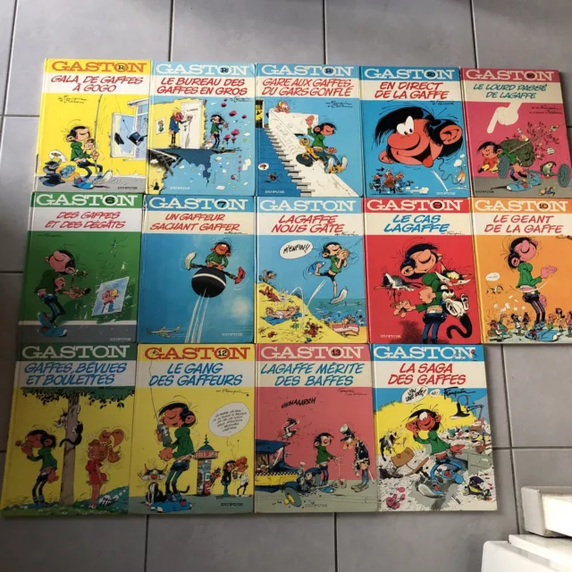 Lot 14 BD Gaston Lagaffe - Collection Complète - Franquin Dupuis