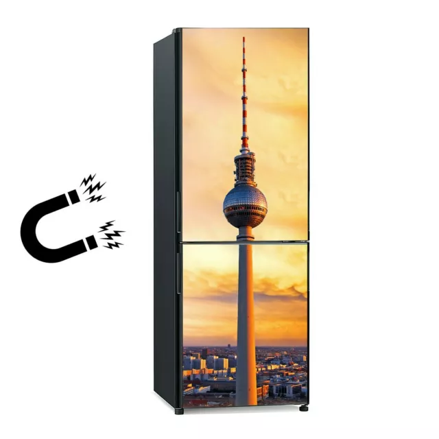 Kühlschrankmagnet Tür Aufkleber Sticker berliner fernseh turm