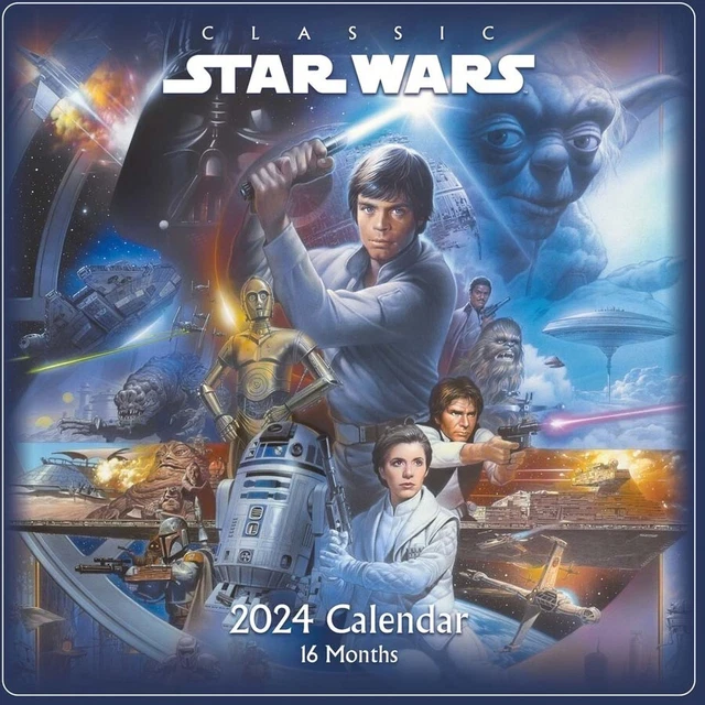  CLASSIC STAR Wars 2024 Calendar Wall Calendar 31.81 PicClick