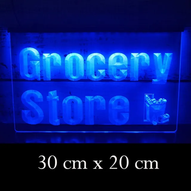 Negozio di alimentari Negozio Display Lure LED Neon Decor Led Neon Light...