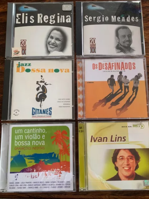 Bumper Bundle of BOSSA NOVA CDs incl Elis Regina, Sergio Mendes, Ivan Lins, etc