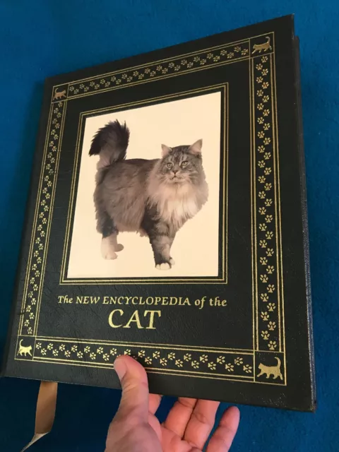 The New Encyclopedia of the Cat by Fogle Leather Like Binding Acceptable HB